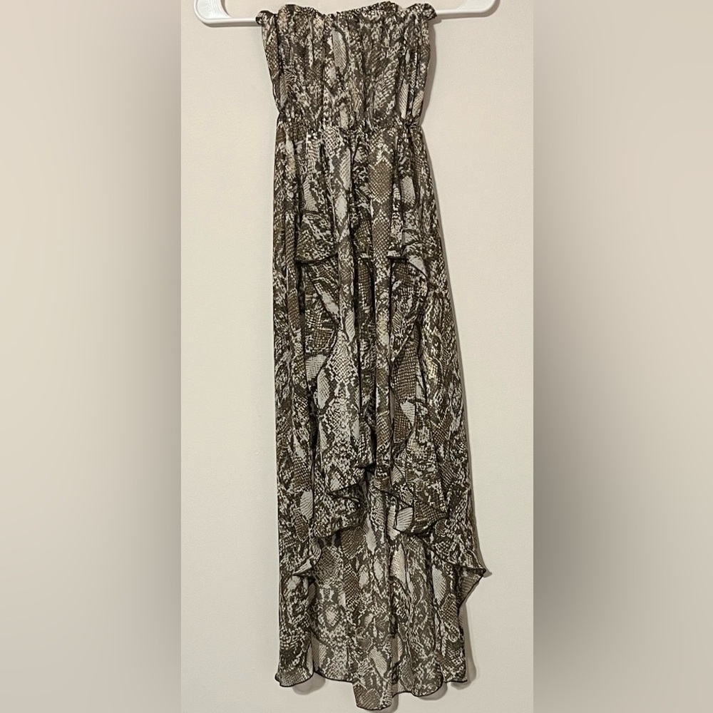 Body Central Snake Print Maxi Skirt